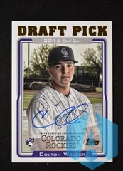 2022 Archives 2005 Topps Draft Picks Colton Welker #05DP-CW Rookie Auto RC